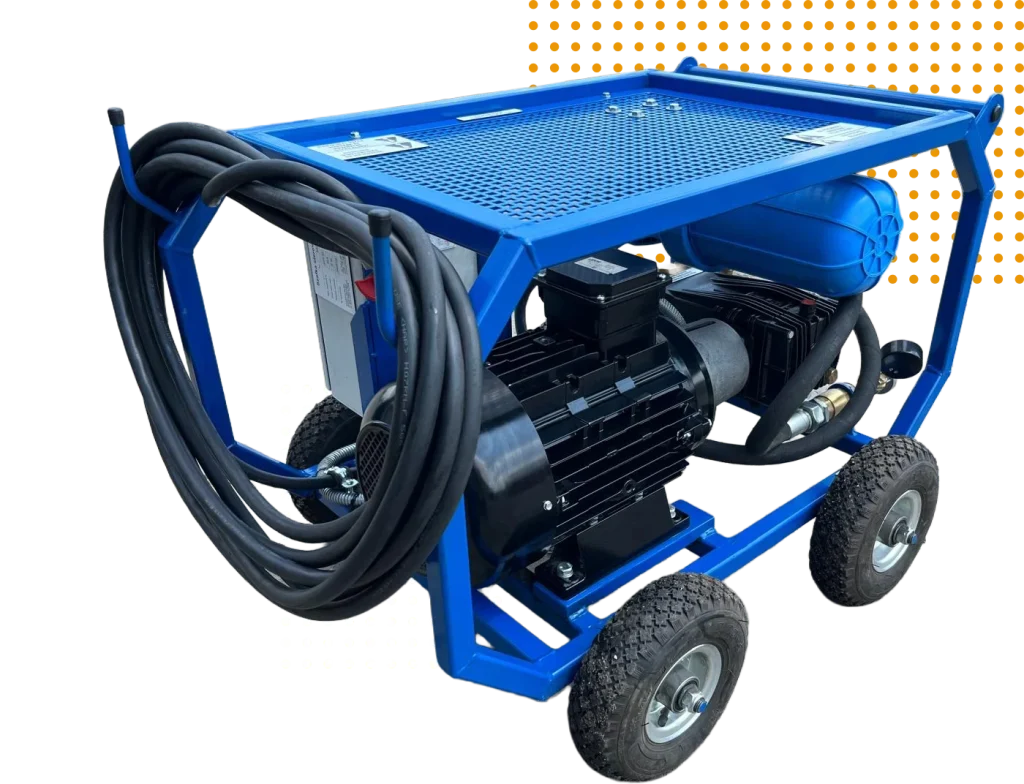Agregaty do mycia wysokociśnieniowego 500–1500 bar | Hydro-Elektra