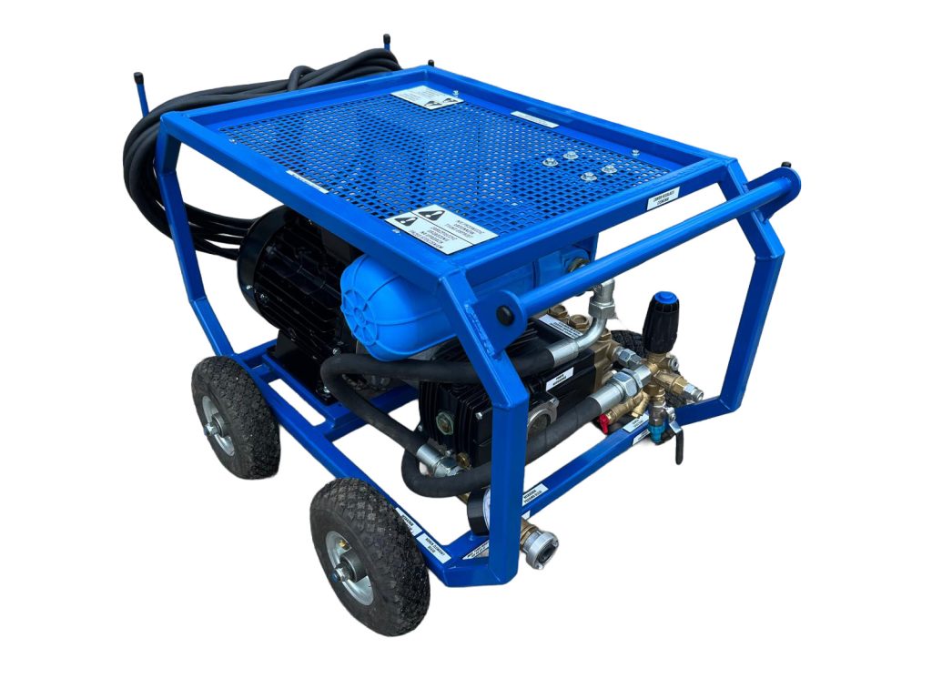 Wysokociśnieniowy Agregat Czyszczący Elektryczny Kołowy WAC-EK 500-1250 bar 30-32-37kW (w tym również Ex)