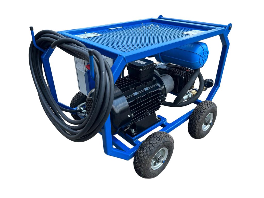 Wysokociśnieniowy Agregat Czyszczący Elektryczny Kołowy WAC-EK 500-1250 bar 30-32-37kW (w tym również Ex)