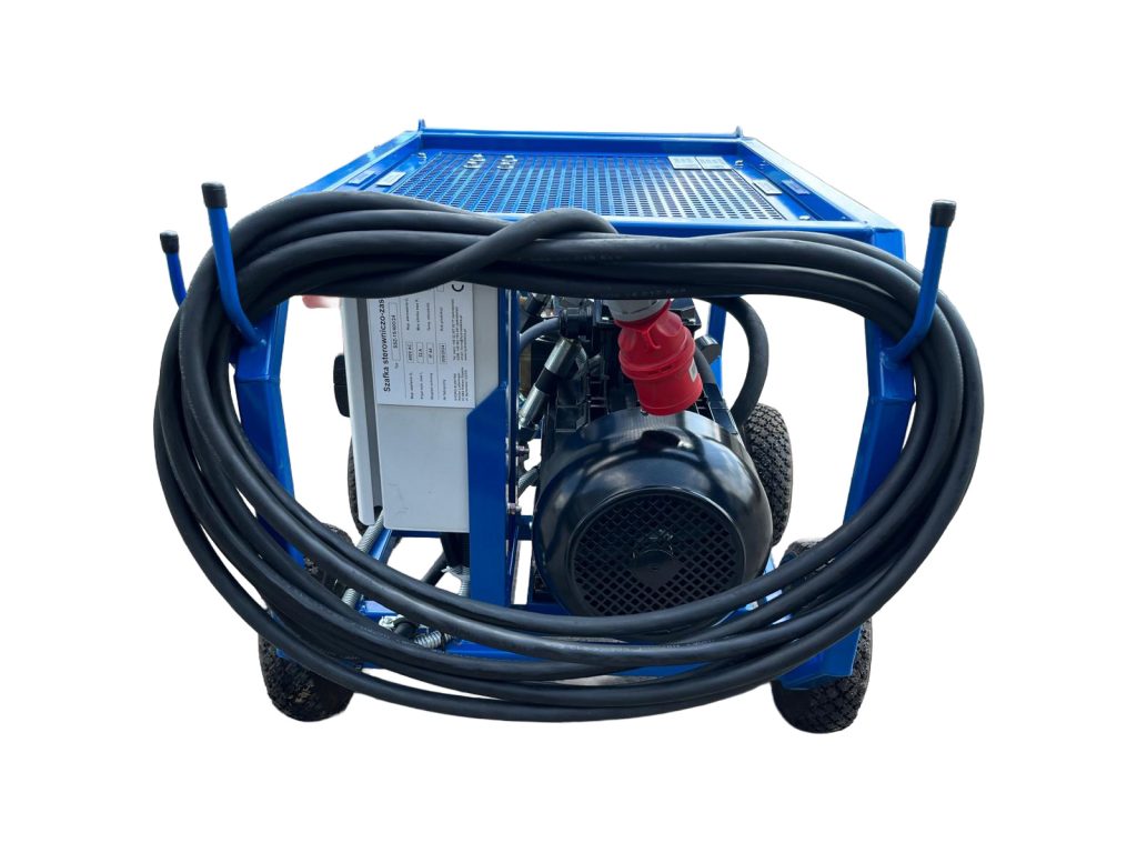 Wysokociśnieniowy Agregat Czyszczący Elektryczny Kołowy WAC-EK 500-1250 bar 30-32-37kW (w tym również Ex)